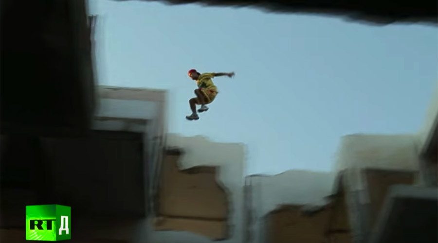 Finding freedom amid ruins: The free-runners of Gaza