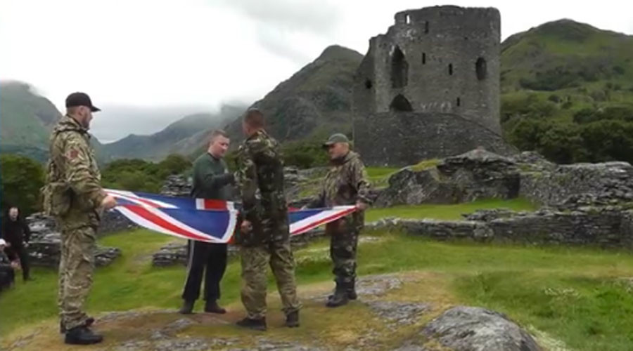Far-right Britain First holds ‘activist training camp’ in remote Welsh mountains (VIDEO)