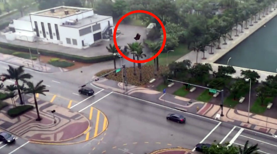 Take cover, it’s raining furniture in Miami (VIDEO)