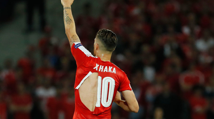 ‘I hope they don’t make condoms’: Swiss star jokes as 4 Puma jerseys rip during Euro 2016 game