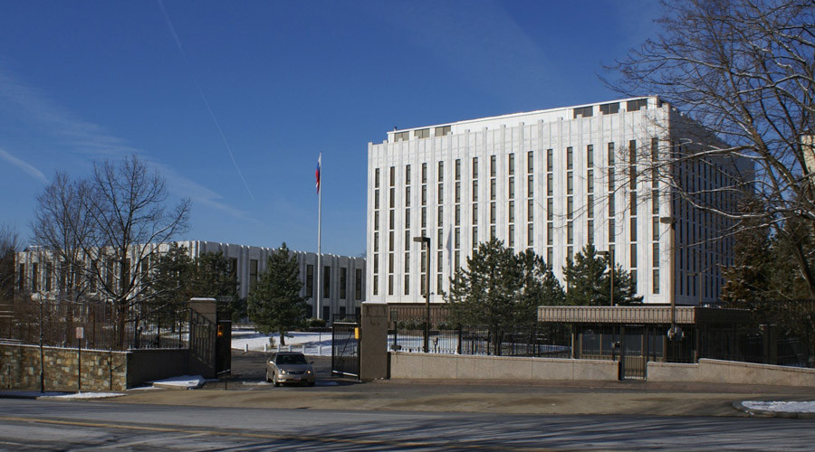 Embassy of Russia in Washington DC. © Wikipedia