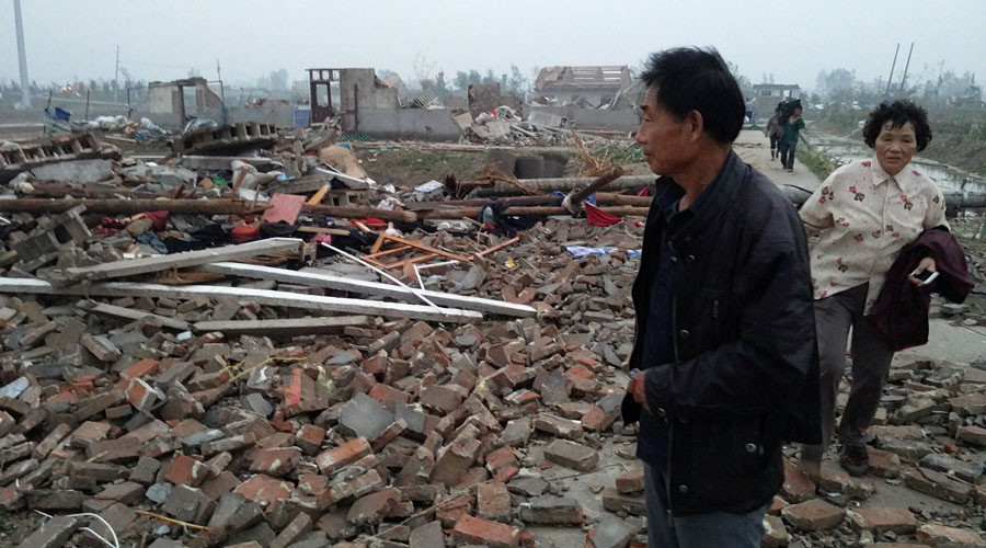 78 killed as storm rips through eastern China (PHOTOS)