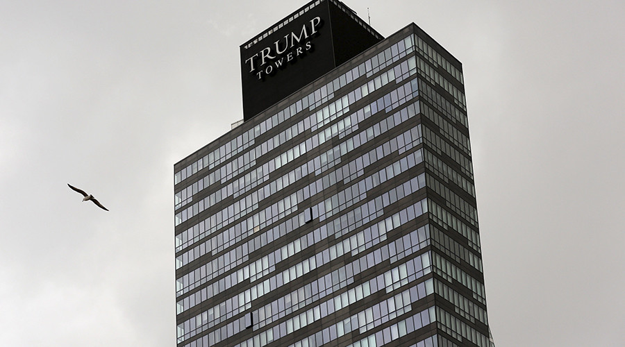 The residence tower of Trump Towers Istanbul is pictured in Istanbul, Turkey © Murad Sezer