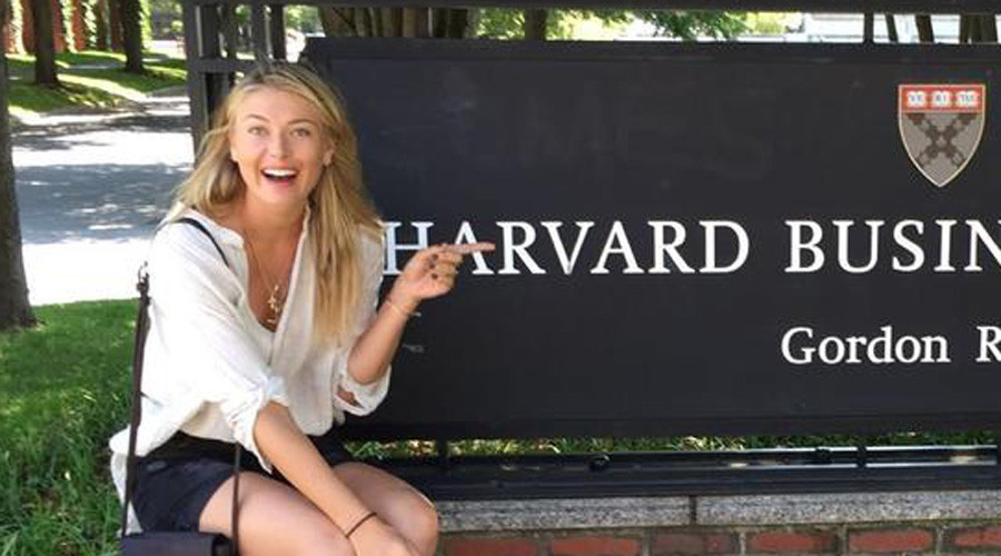 Maria Sharapova enrolls at Harvard