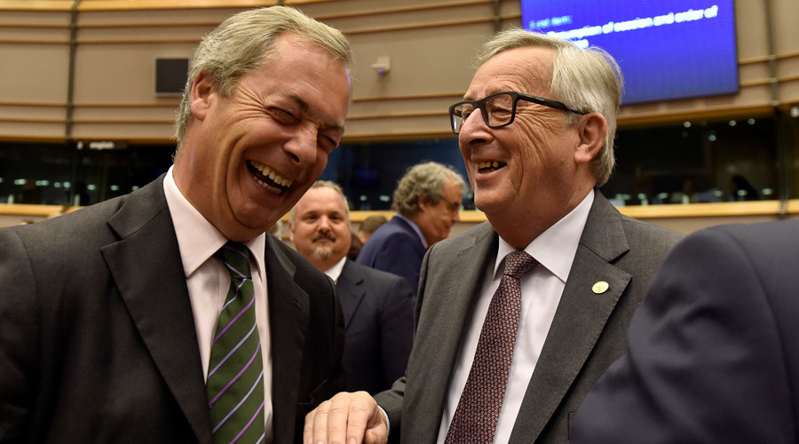 ‘You’ve never done a proper job in your lives!’ Farage booed as he mocks EU parliament