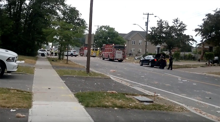 1 killed & 9 injured in massive home explosion in Toronto suburb