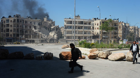 Militants shell a district in Aleppo. © Mikhail Voskresenskiy