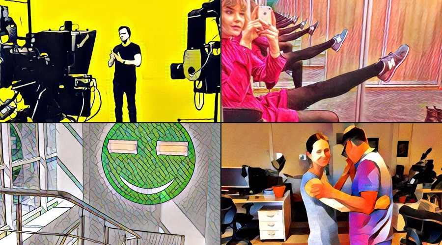 Life imitating art: RT behind scenes with Prisma app