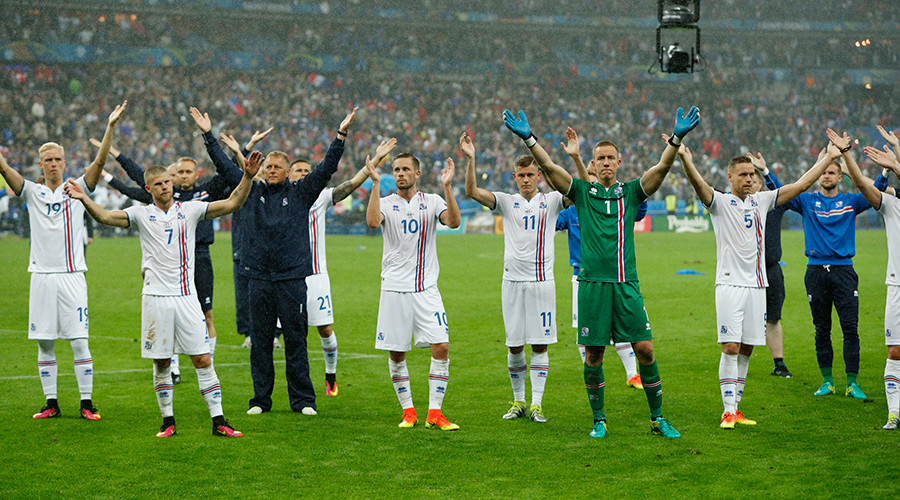 Iceland’s final clap: Football fans praise surprise stars of Euro 2016 on Twitter