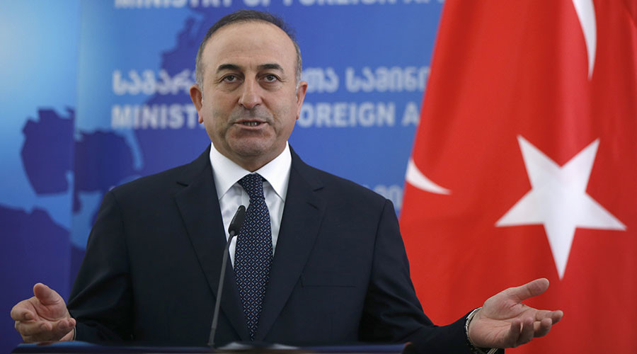 Turkey's Foreign Minister Mevlut Cavusoglu. © David Mdzinarishvili