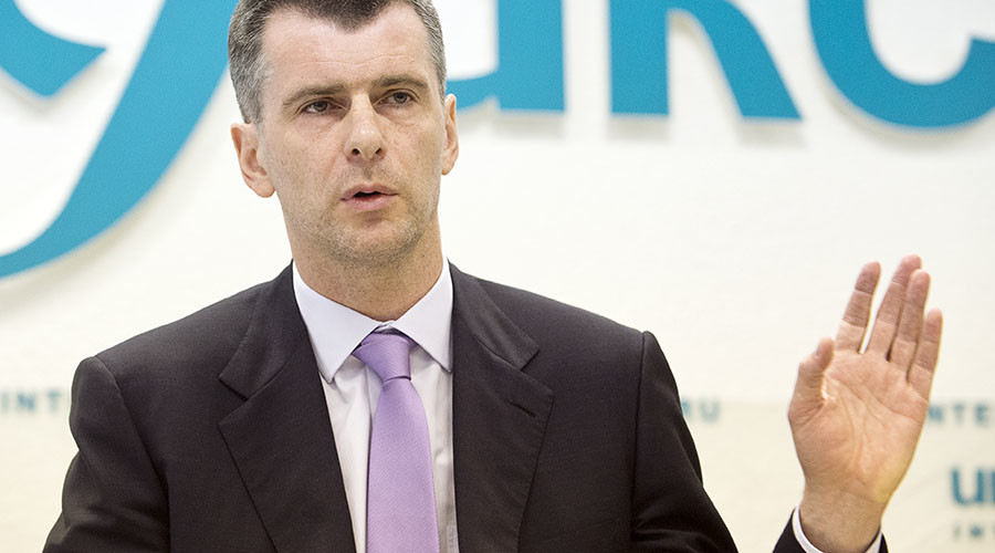 Billionaire Prokhorov's company denies Russian assets sale