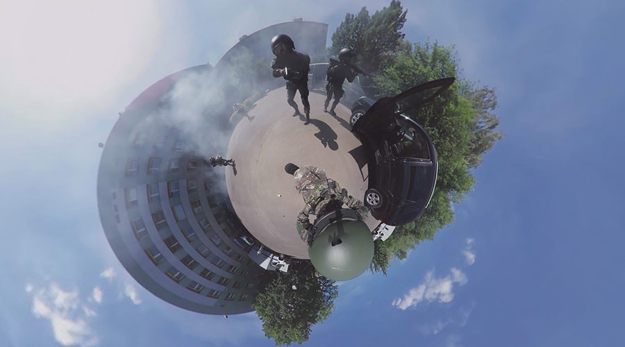Real-life counter-strike: Watch Russian commandos training in exclusive 360 video