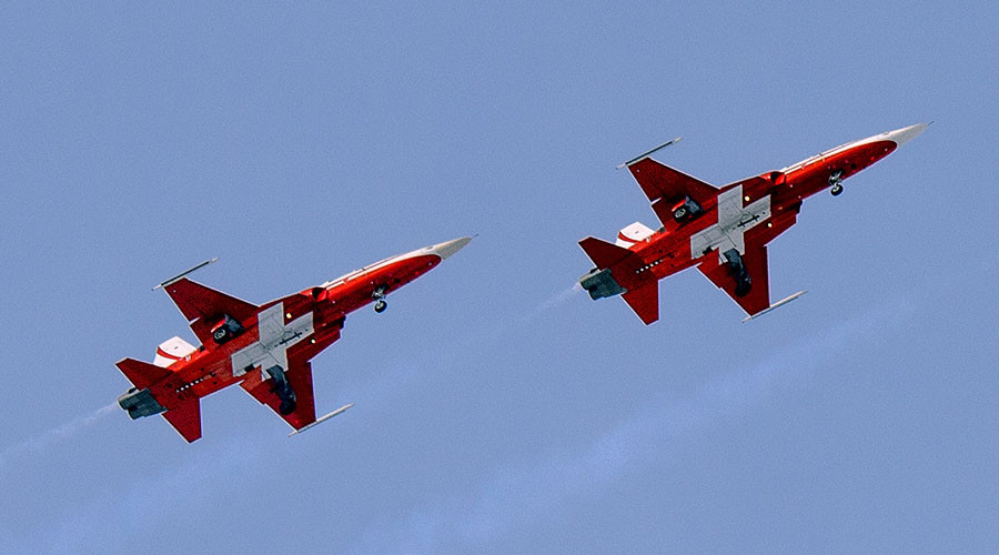 Swiss fighter jets scrambled after bomb alert on flight from New York ...