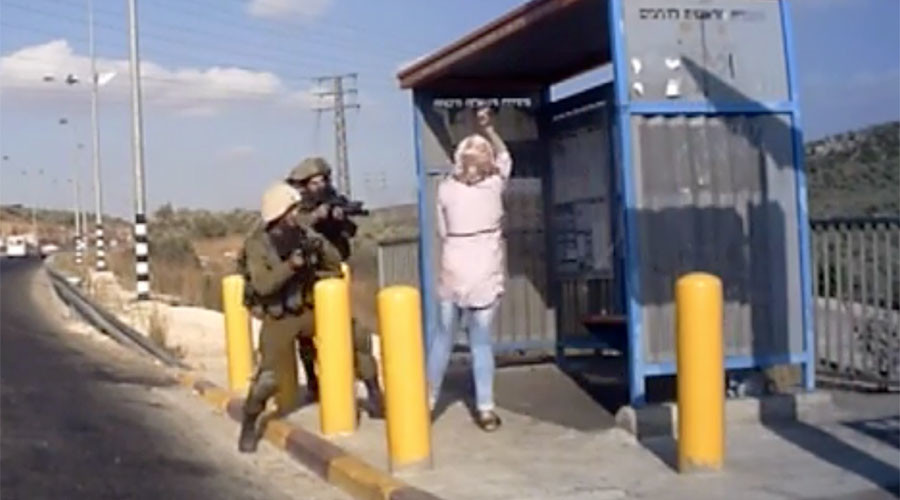 Palestinian woman shot in stab attempt on Israeli soldiers (VIDEO)