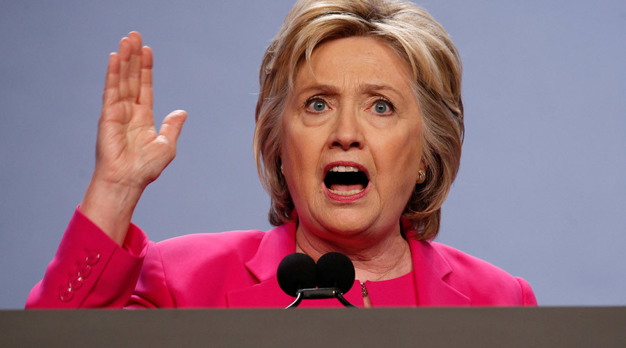 Democratic presidential candidate Hillary Clinton © Kevin Lamarque