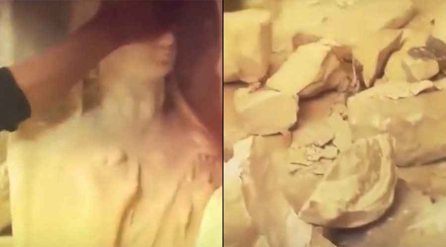 Smash, bulldoze, erase: ISIS releases new video of Palmyra antiquities’ destruction