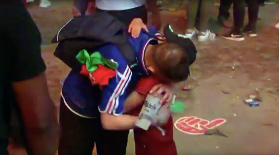 This video will move you to tears: Portuguese boy consoles heartbroken French fan
