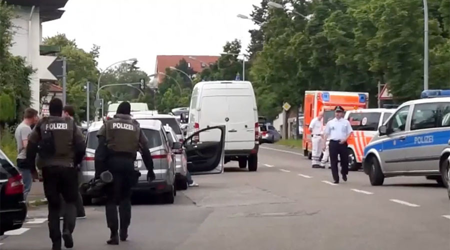 Police storm Stuttgart law firm after reports of gunman, find 2 bodies inside