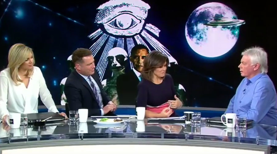 David Icke accuses TV hosts of ‘abuse’ after heated interview about shape-shifting lizards