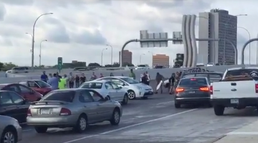 Highway to jail: Missouri protesters jailed for blocking traffic