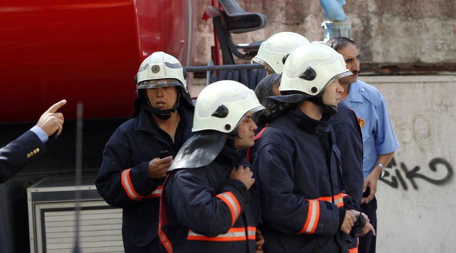 Building on fire in Ankara, blaze under control - Turkish official after reports of blast