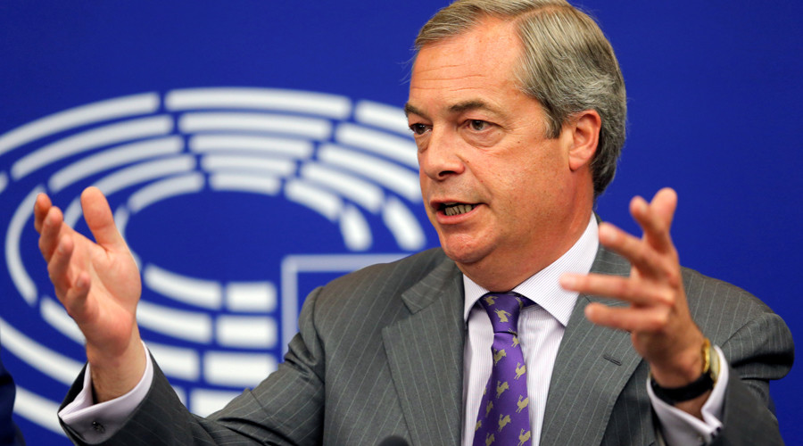 Farage shows up at US Republican National Convention, denies Trump invited him