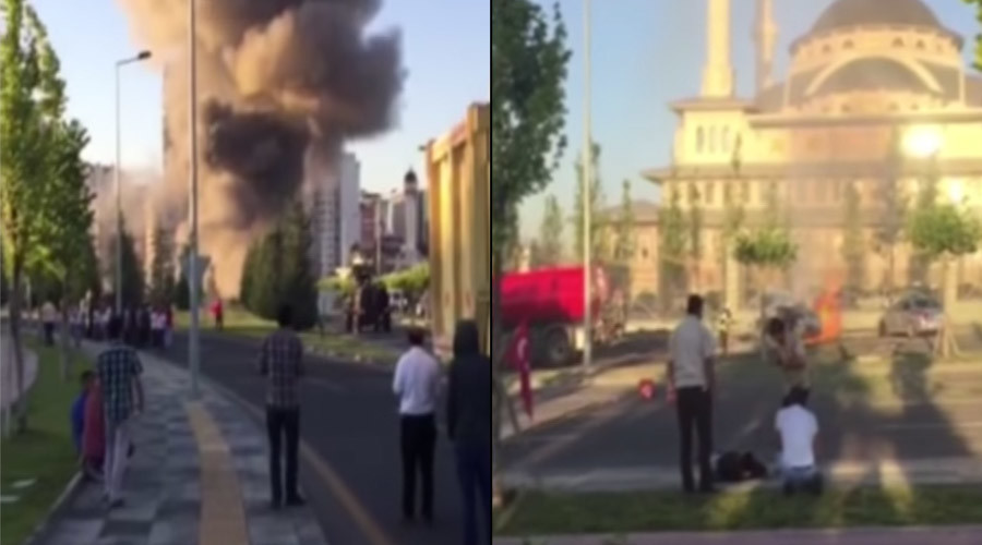 Dramatic helicopter attack during failed Turkish coup caught on camera (VIDEO)
