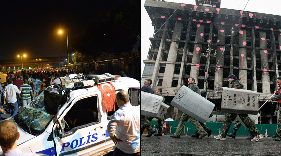 Western reaction to Turkish & Ukrainian coups: Forget 'democracy,' it's about 'interests'