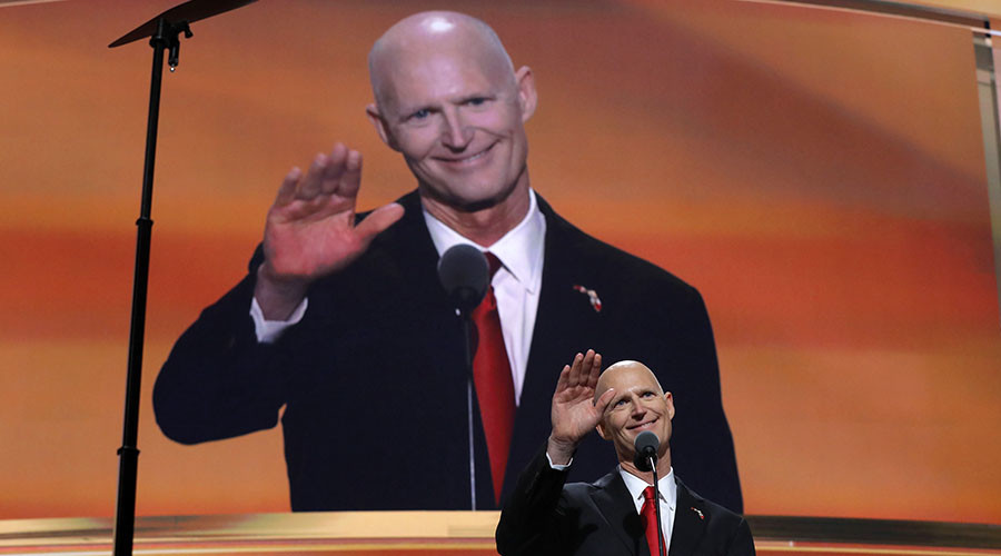 Rick Scott says 'Fire politicians!', twitter wonders if he should be the first one