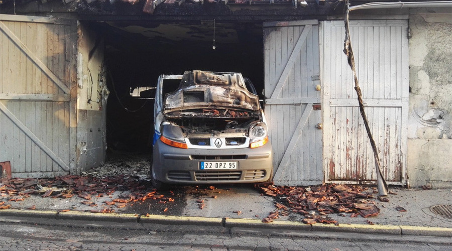 Cars set ablaze as protesters clash with police in Paris suburbs for 2nd night