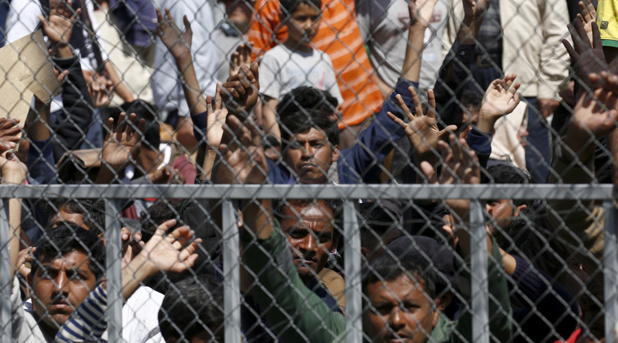 Smartphone app lets users play refugee interrogator