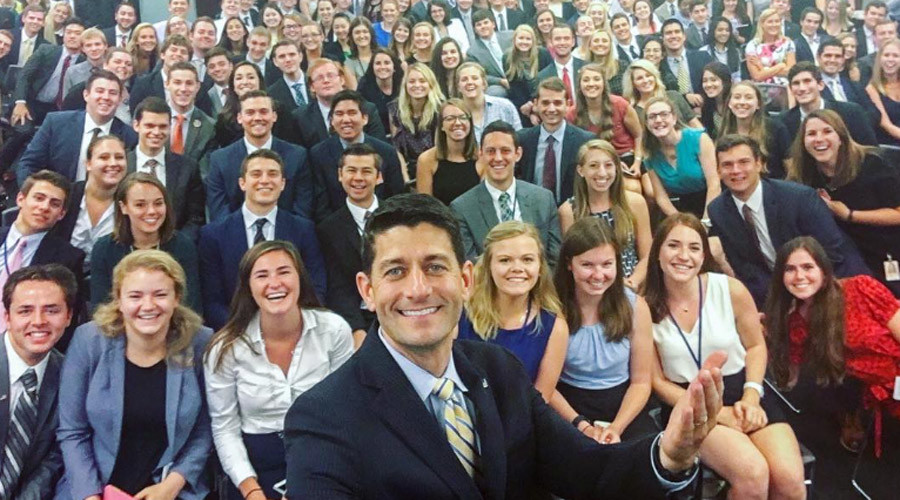 Finally, a Capitol Hill intern selfie that reflects American voters (PHOTO)