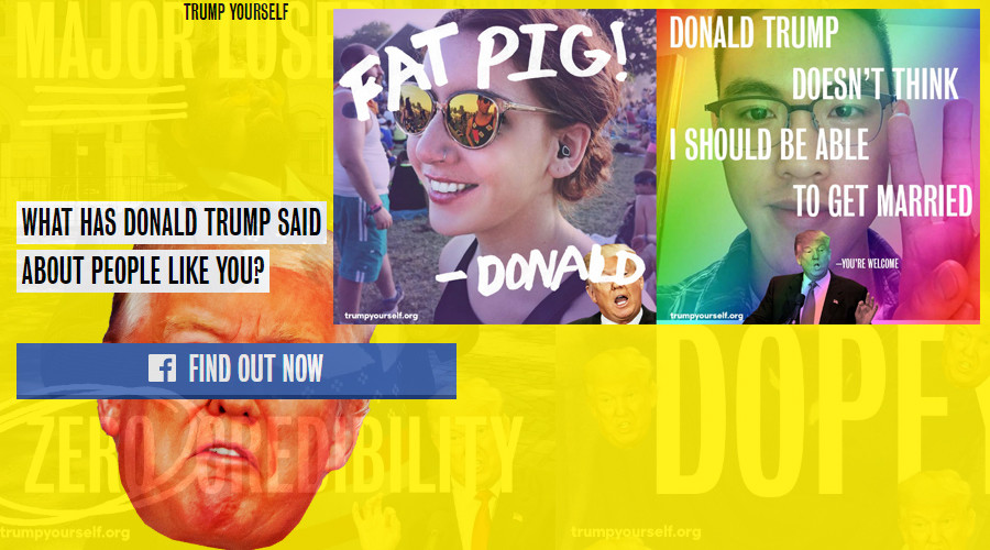Go ‘Trump yourself’: Hillary Clinton launches Donald insult app
