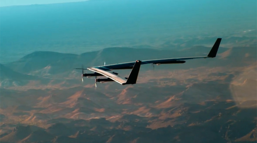 ‘Big milestone’: Facebook test-flies solar-powered, internet-beaming drone (VIDEO)