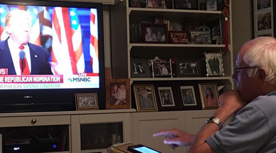 Bernie slams ‘dictator’ Trump’s RNC speech, but Sanders supporters split