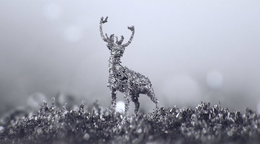 Who knew iron filings and magnets could be so creepy? (VIDEO)