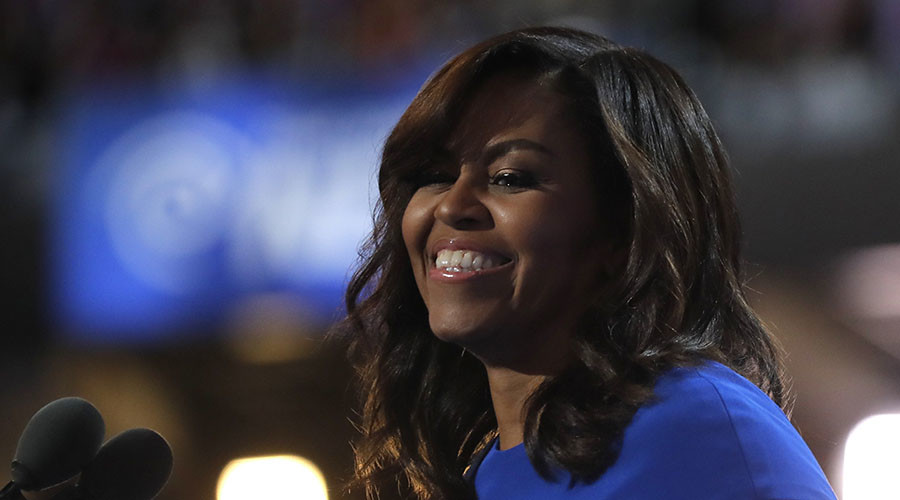 Michele Obama touts Clinton as best for children’s future