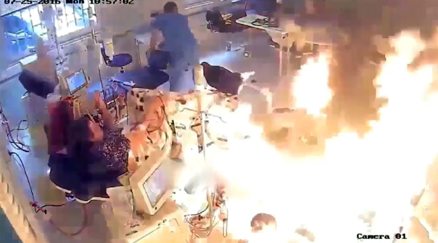 Killed in hospital row: Man sets ward on fire in horrific attack, 3 dead (GRAPHIC VIDEO)