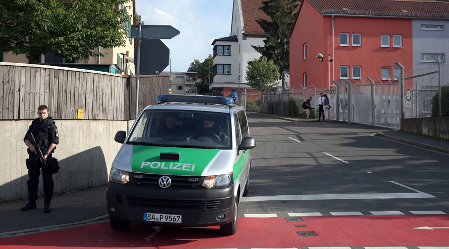 Bavarian police confirm incident, 'not explosion' near migrant center