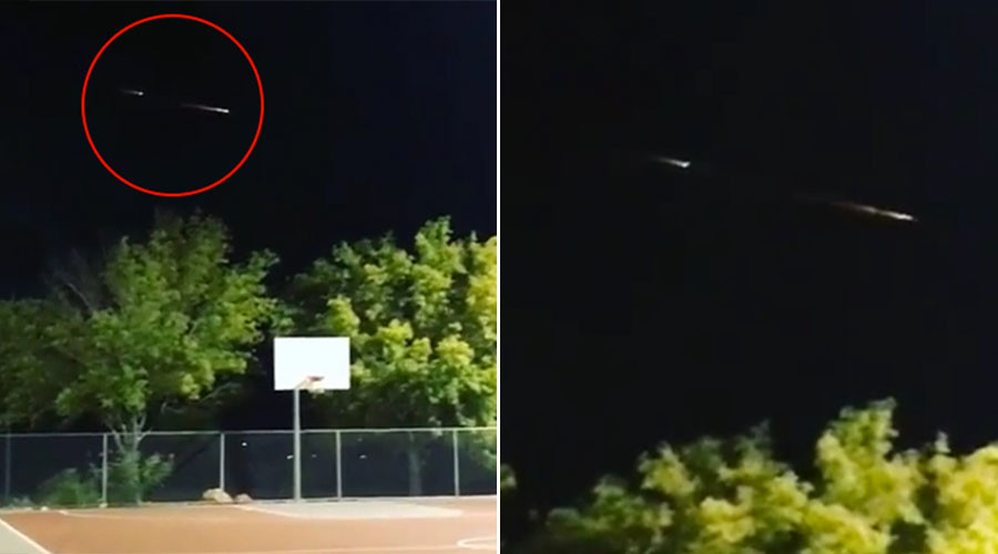 Meteor or aliens? Las Vegas locals spot something strange & bright in the sky (PHOTOS, VIDEO)