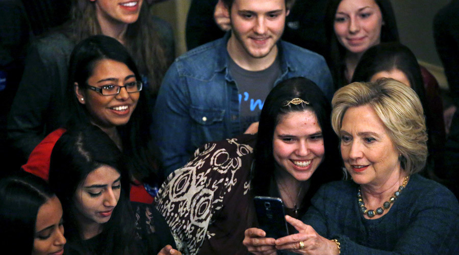 Clinton’s support drops 16% among youth in one year – poll