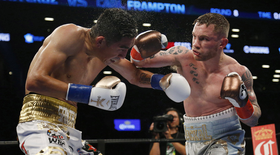 Frampton is 2-time world champ after stunning win over Santa Cruz