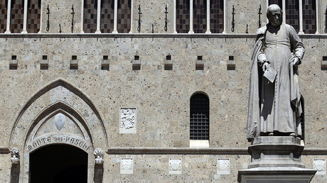 The world's oldest bank Monte dei Paschi headquarters in Siena, Italy © Stefano Rellandini 