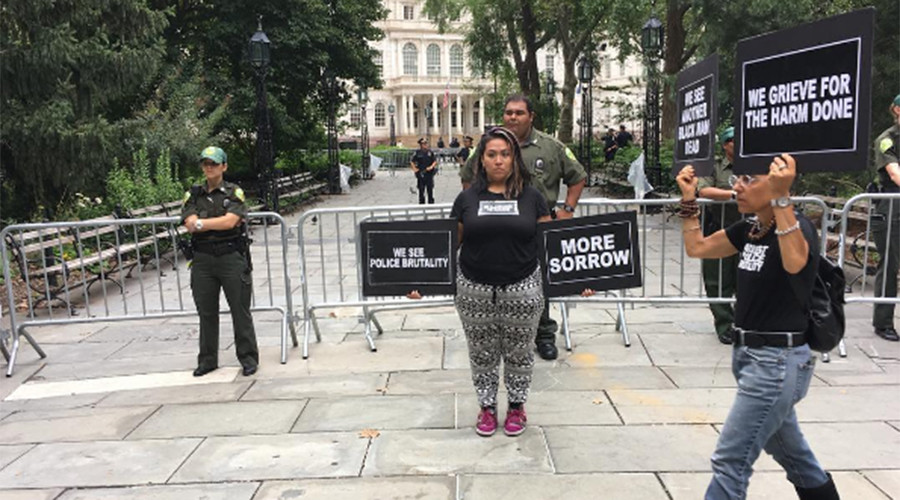 #ShutDownCityHallNYC: Protesters seek to oust NYPD commissioner over police brutality