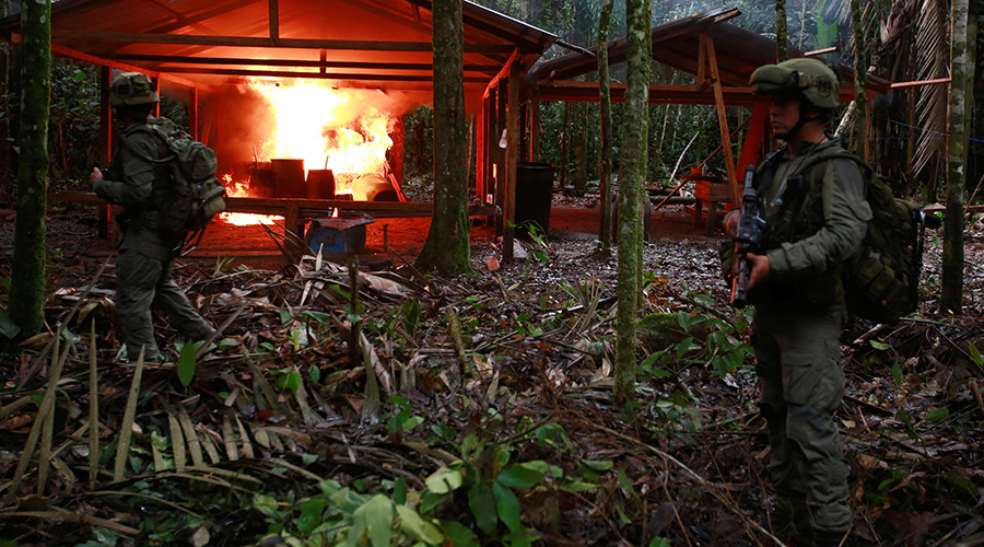 Colombia raids over 100 cocaine labs in 5 days (VIDEO)