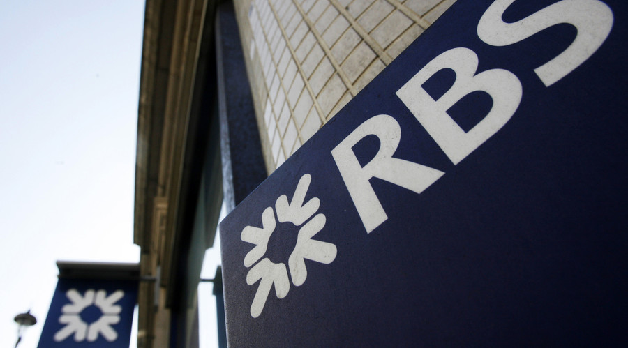 RBS reports huge loss sending bank's shares tumbling
