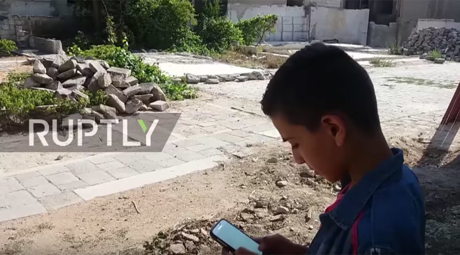 Syrian kids chase Pokémon in war-torn Aleppo (VIDEO)