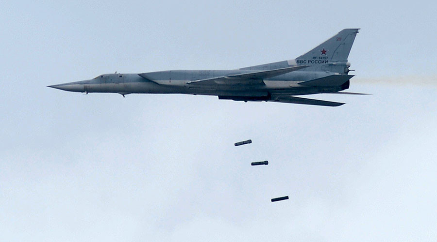 Russian long-range bombers destroy ISIS targets near Palmyra, Syria (VIDEO)
