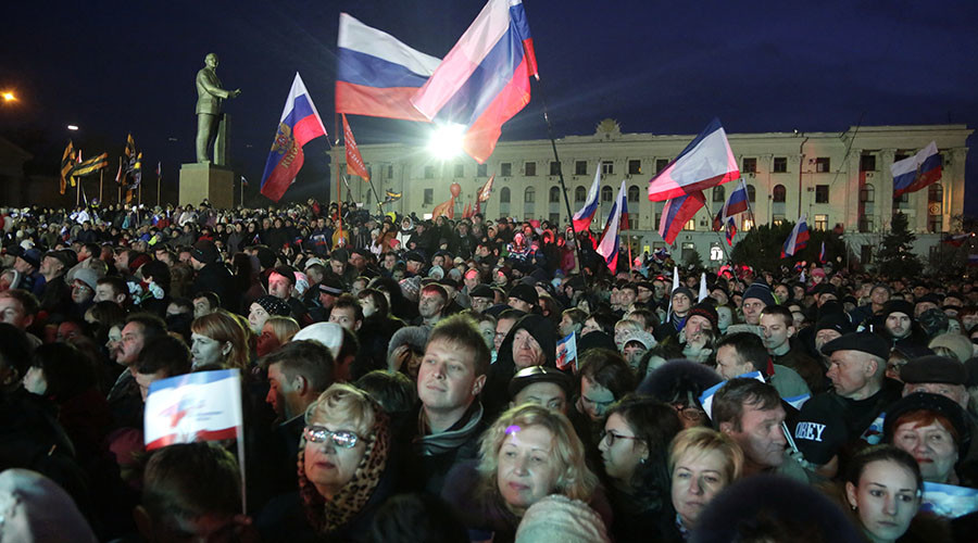Crimean leader says republic to stay with Russia forever