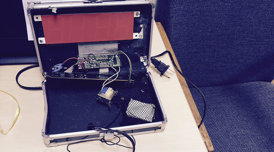 Family of Muslim teen arrested for clock 'hoax bomb' sues Texas school